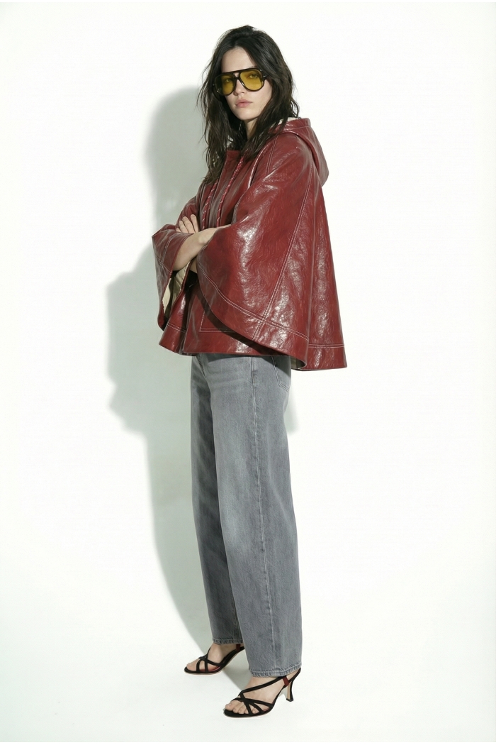 Cape Vinyle bordeaux | Imprevu