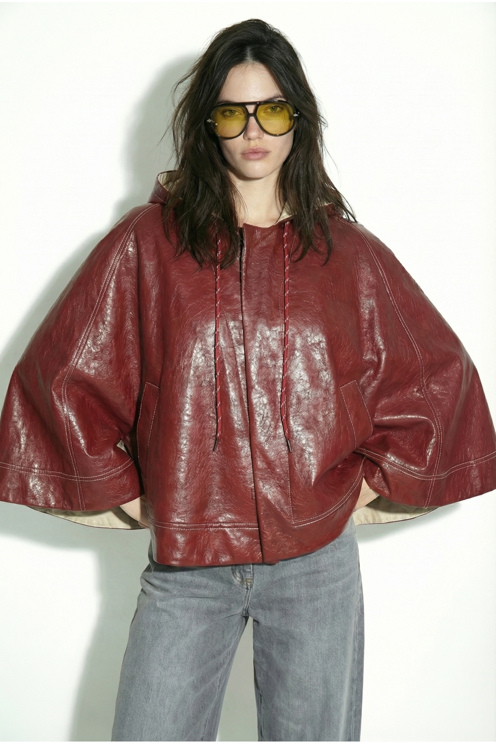Cape Vinyle bordeaux | Imprevu – Image 3