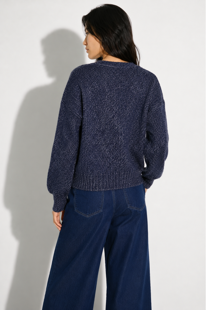 Cardigan en laine Tilga chiné Twiggy | Imprevu – Image 4