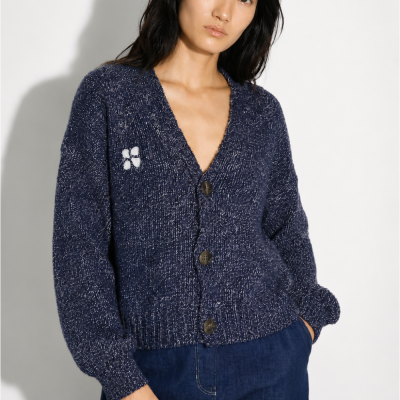 Cardigan en laine Tilga chiné Twiggy | Imprevu