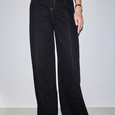 Pantalon Denim Swiggy black Glitters | Imprevu