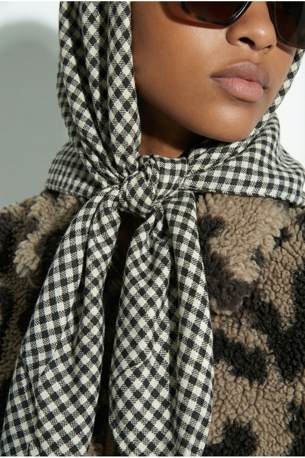 Foulard Hera pied-de-poule | Imprevu