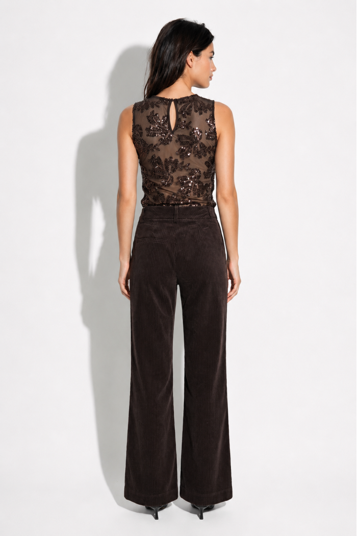 Top paillettes brodé de sequins | Imprevu – Image 2